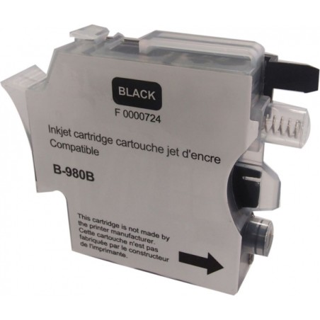 Cartouche encre UPrint compatible BROTHER LC-980/LC-1100BK noir