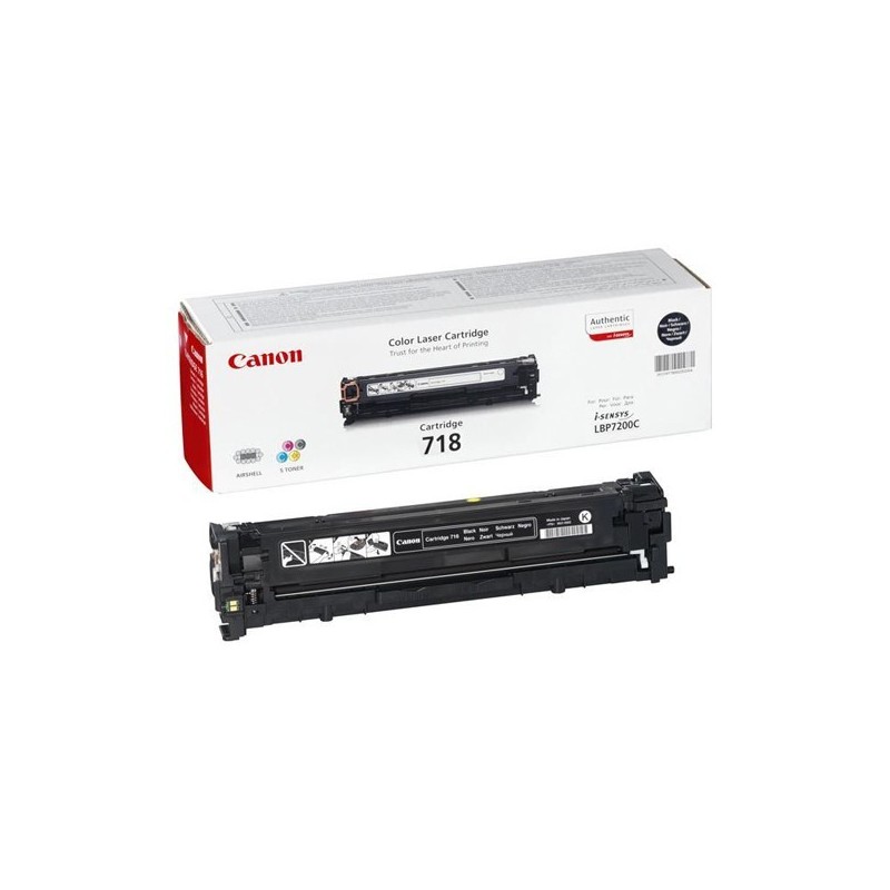 Canon Toner noir 718 BK (2662B002)