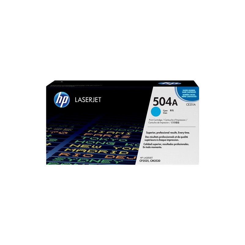 HP toner laser cyan CE251A, 7000 pages HP toner laser cyan CE251A, 7000 pages