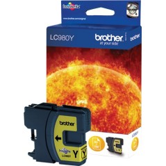✅ Brother cartouche encre LC980Y jaune couleur jaune en stock