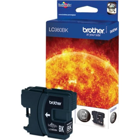 ✅ Brother cartouche encre LC980BK noir couleur Noir en stock