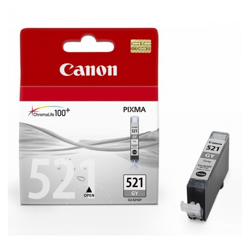 Canon cartouche encre CLI-521GY gris Canon cartouche encre CLI-521GY gris