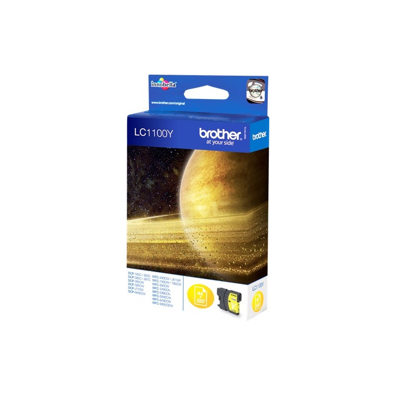 Brother cartouche encre LC1100Y jaune