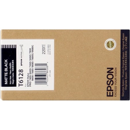 ✅ Epson cartouche encre T6128 (C13T612800) noir mat couleur Noir en stock