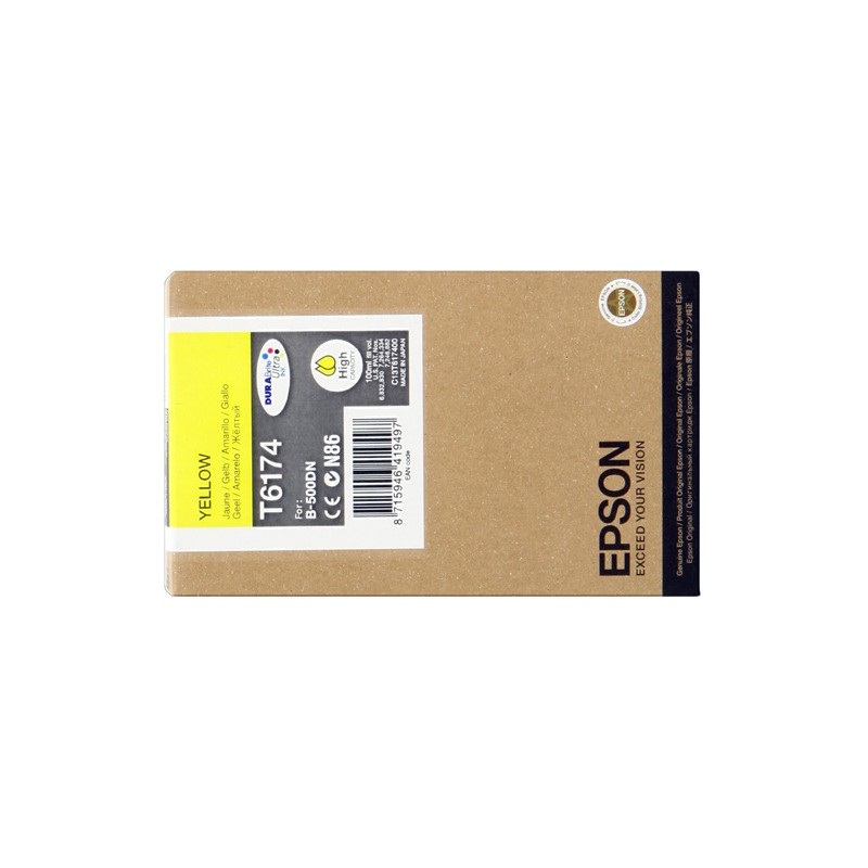 Epson cartouche encre T6174 jaune haute capacit