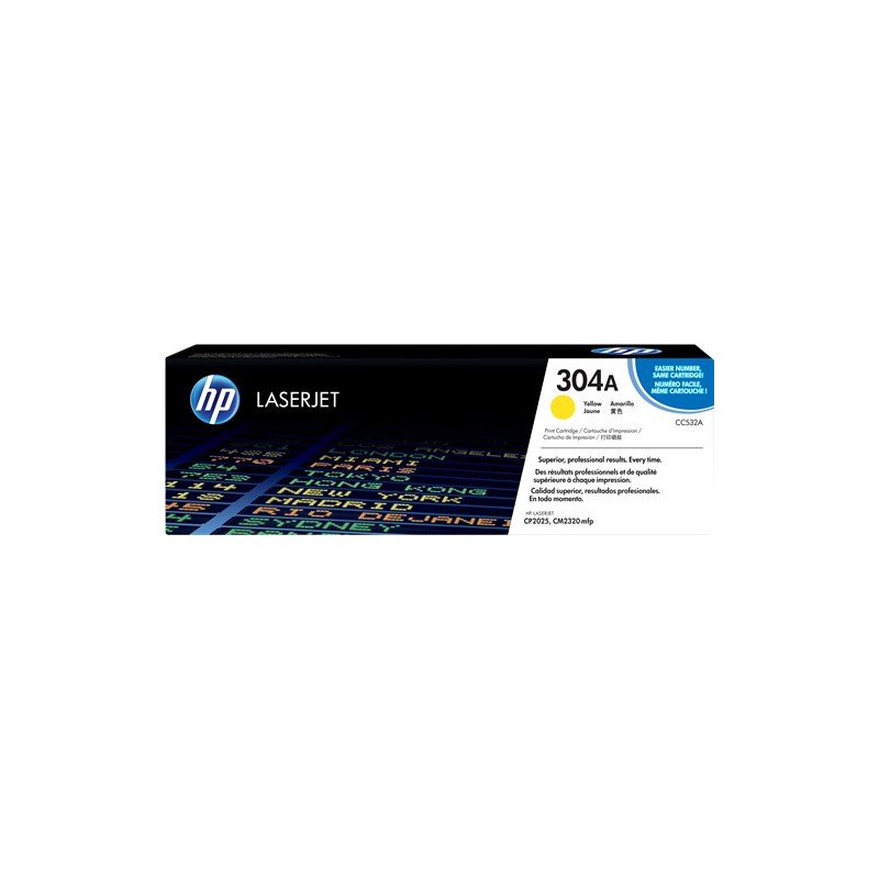 HP Toner 304A (CC532A) jaune HP Toner 304A (CC532A) jaune