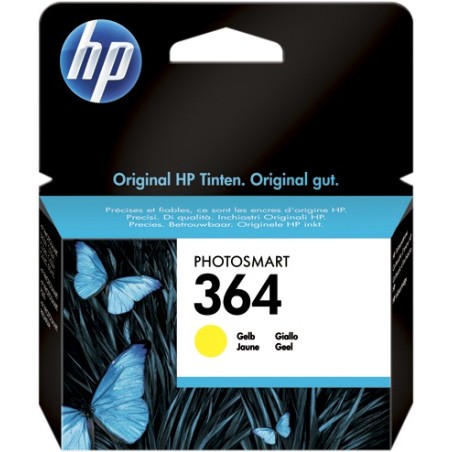 ✅ HP cartouche encre 364 jaune couleur jaune en stock