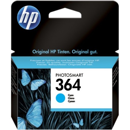 ✅ HP cartouche encre 364 cyan couleur cyan en stock