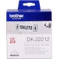 Brother Rouleau de film continu DK-22212 Noir sur blanc, 62 mm