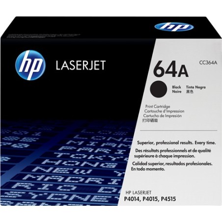 ✅ HP Toner 64A (CC364A) noir couleur Noir en stock