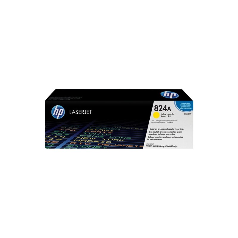 HP Toner 824A (CB382A) jaune HP Toner 824A (CB382A) jaune