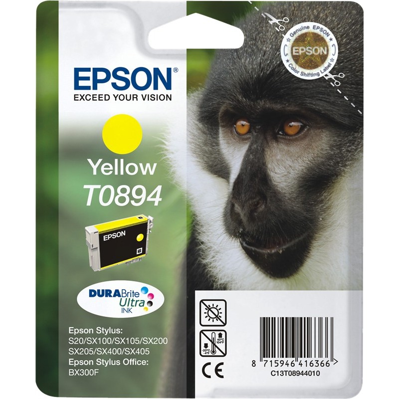 Epson cartouche encre T0894 jaune