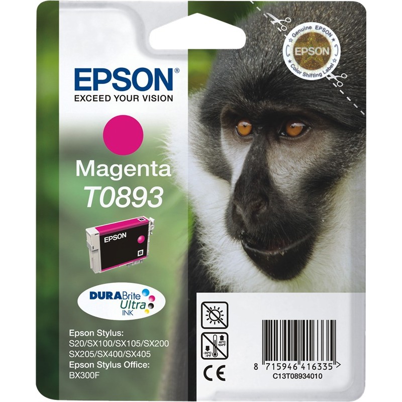 Epson cartouche encre T0893 magenta