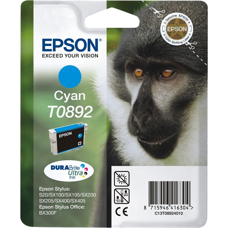 Epson cartouche encre T0892 cyan