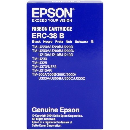 ✅ Epson ruban ERC-38B noir couleur Noir en stock