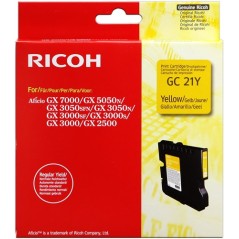 ✅ Ricoh cartouche encre GEL jaune GC-21Y couleur jaune en stock