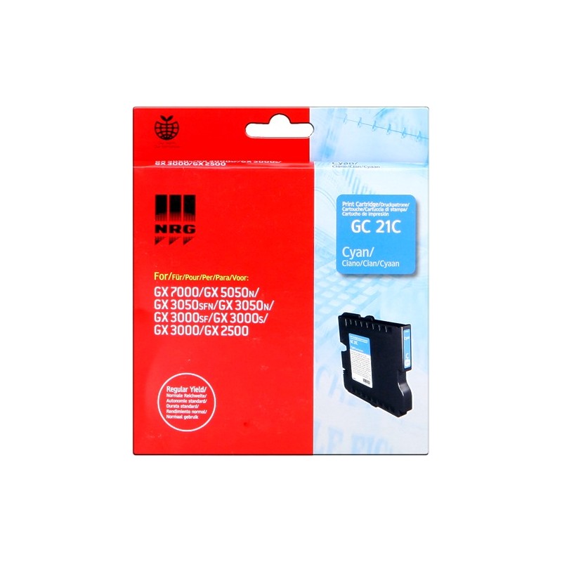 Ricoh cartouche encre GEL cyan GC-21C Ricoh cartouche encre GEL cyan GC-21C