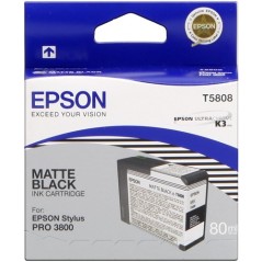✅ Epson cartouche encre T5808 noir mat couleur Noir en stock