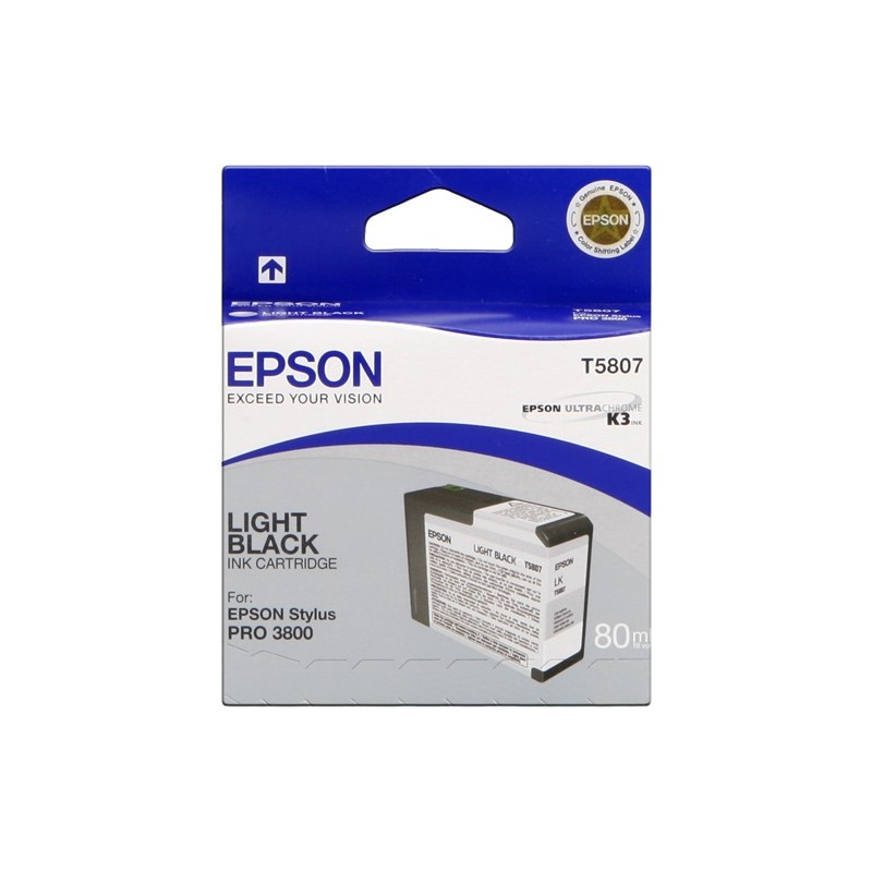 Epson cartouche encre T5807 gris Epson cartouche encre T5807 gris