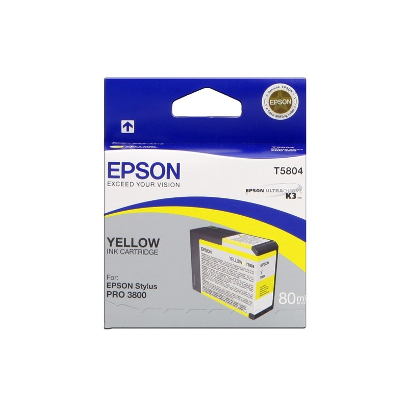 Epson cartouche encre T5804 jaune Epson cartouche encre T5804 jaune