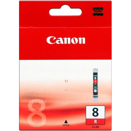 ✅ Canon cartouche encre CLI-8R rouge couleur rouge en stock