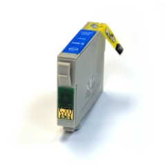 ✅ Cartouche compatible EPSON T0802 cyan couleur cyan en stock