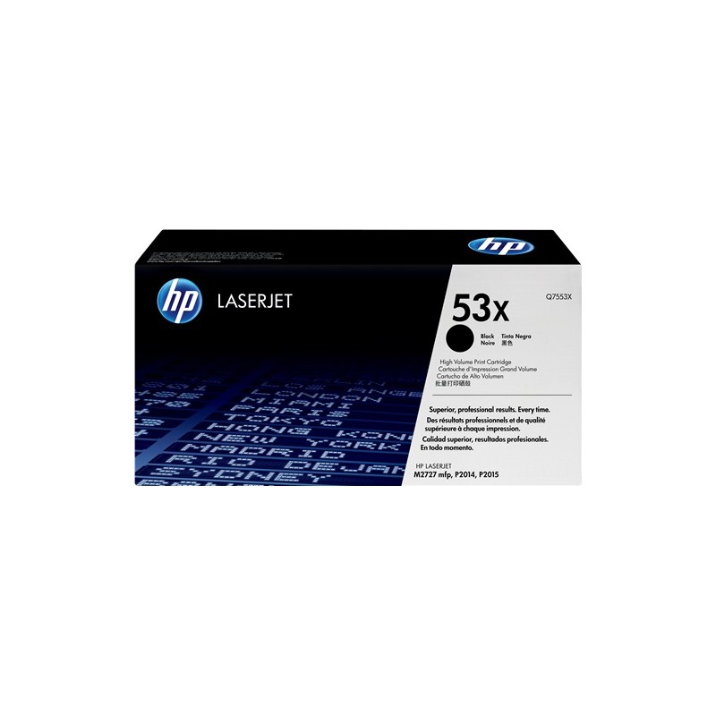 HP toner laser 53X (Q7553X) noir HP toner laser 53X (Q7553X) noir