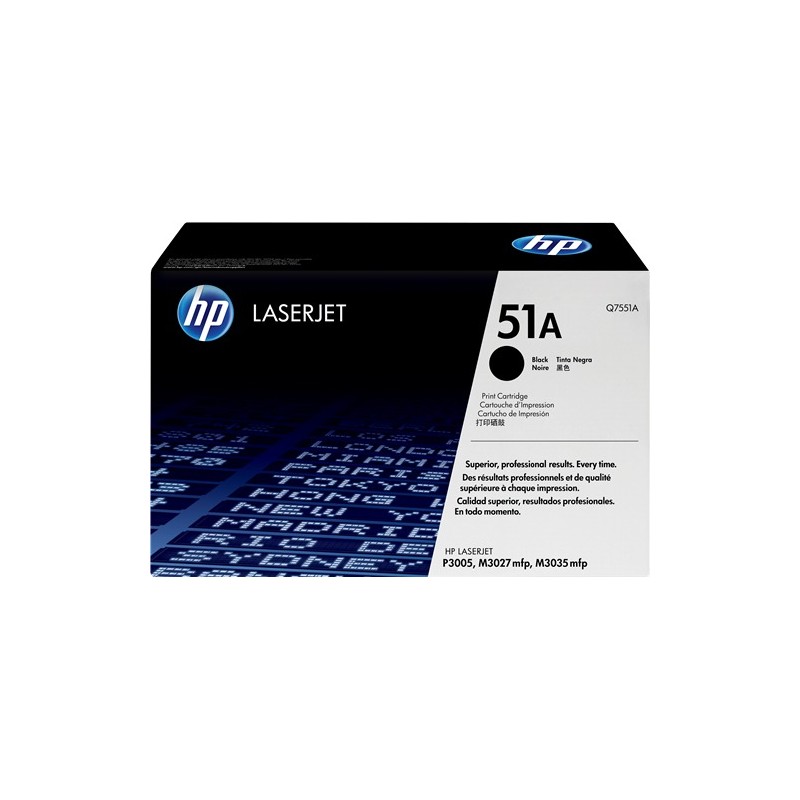 HP Toner 51A (Q7551A) noir