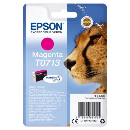 ✅ Epson cartouche encre T0713 magenta couleur magenta en stock
