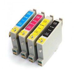 ✅ Pack compatible EPSON T044, 4 cartouches couleur pack en stock