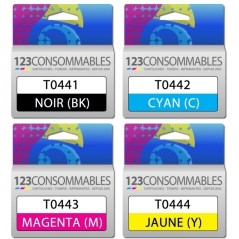 Pack compatible EPSON T044, 4 cartouches