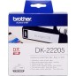 Brother Rouleau de papier continu DK-22205 Noir sur blanc, 62 mm de large Brother Rouleau de papier continu DK-22205 Noir sur blanc, 62 mm de large