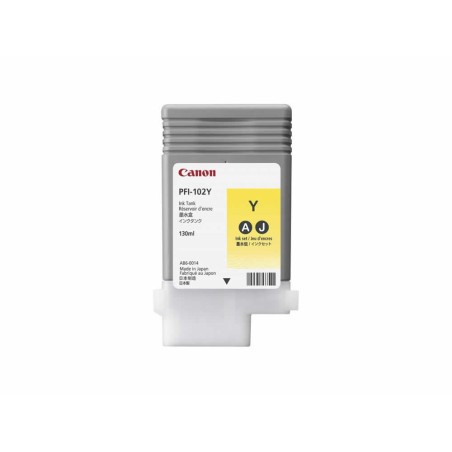 ✅ Canon cartouche encre PFI-102 Y jaune couleur jaune en stock