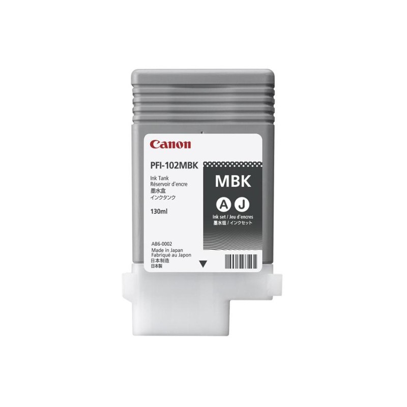 Canon cartouche encre pigmentaire PFI-102 MBK noir mat