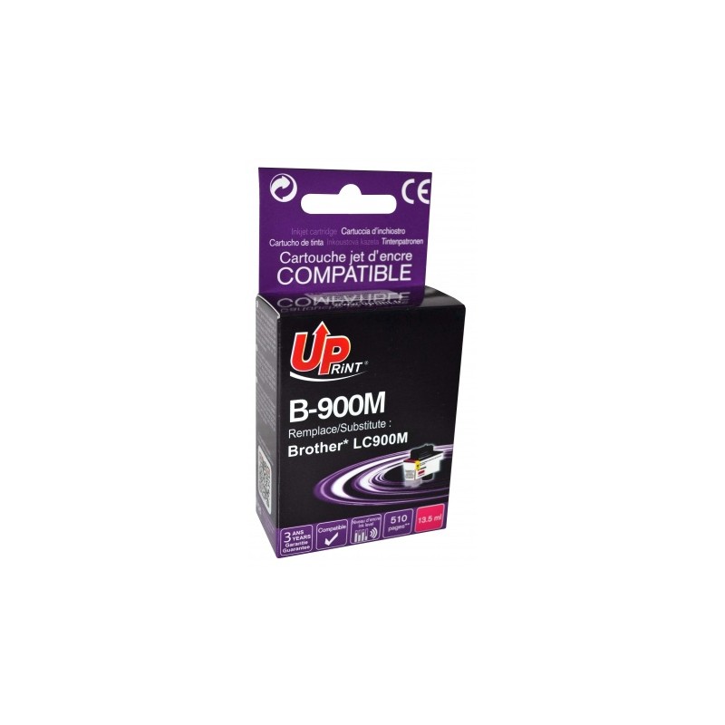 Cartouche encre UPrint compatible BROTHER LC900M magenta