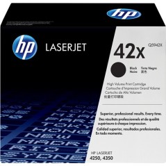 ✅ HP Toner 42X (Q5942X) noir couleur Noir en stock