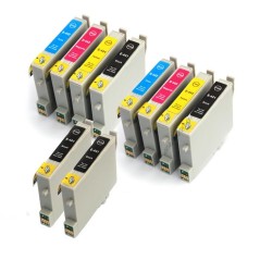 ✅ Pack compatible EPSON T0445, 10 cartouches couleur pack en stock