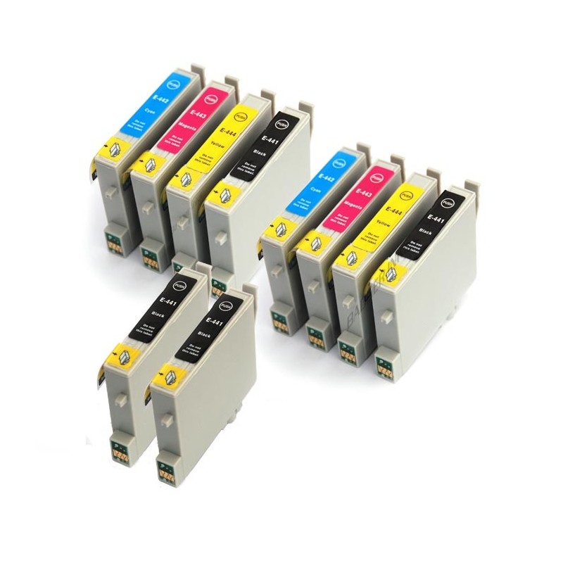 Pack compatible EPSON T0445, 10 cartouches