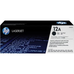 ✅ HP Toner 12A (Q2612A) Noir couleur Noir en stock
