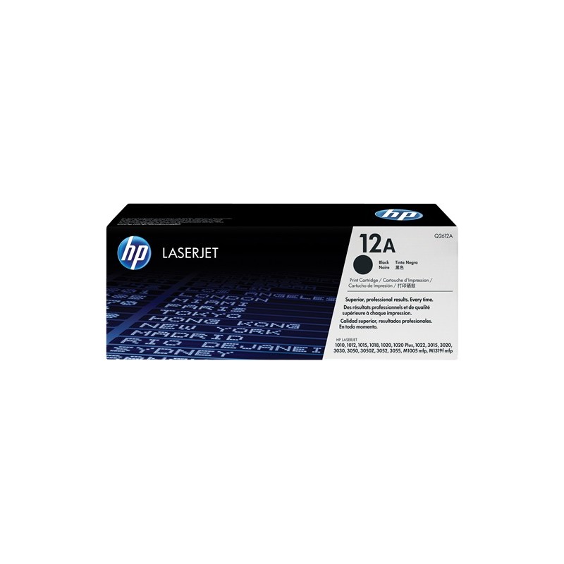 HP Toner 12A (Q2612A) Noir
