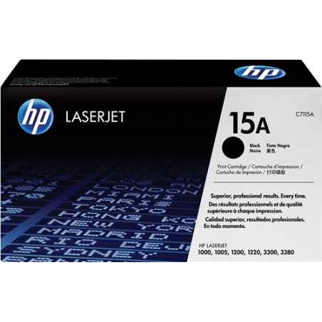 ✅ HP Toner 15A (C7115A) noir couleur Noir en stock