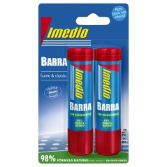 ✅ Imedio Lot de 2 Bâtons de Colle de 21grs - Sans Solvant - Lavable - Adapté à un Usage Scolaire couleur Blan en stock