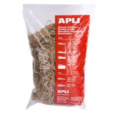 ✅ Bandes Élastiques Apli Ø 80 x 2mm - Contenu 1kg - Grande Élasticité et Excellente Résistance - 70% Caoutc en stock