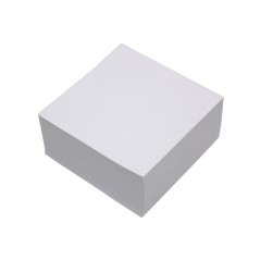 ✅ Ingraf Bloc de 500 Notes Collées 100x100mm - Non Adhésif - Couleur Blanche couleur Blanc en stock