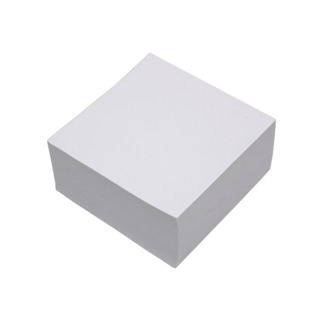✅ Ingraf Bloc de 500 Notes Collées 100x100mm - Non Adhésif - Couleur Blanche couleur Blanc en stock