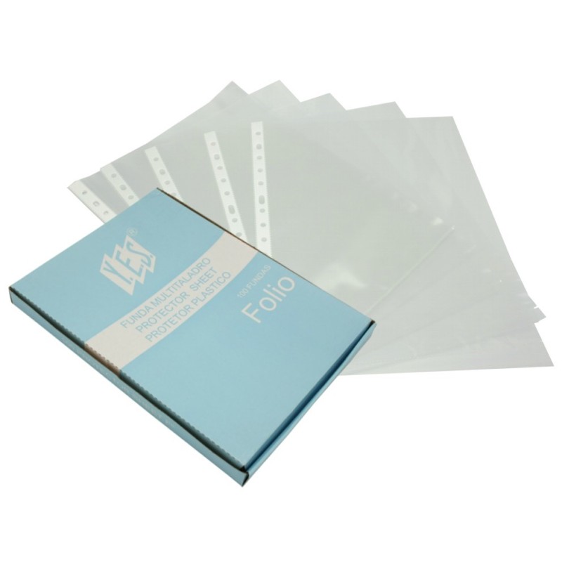 Bismark Boite de 100 Manchons Granulés Multi-trous - Format Folio