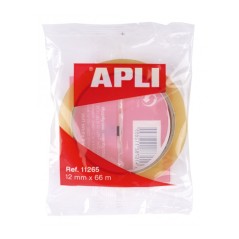 ✅ Apli Ruban Adhésif Transparent 12 mm x 66 mm - Adhérence Forte - Adhésif sans Bruit couleur en stock