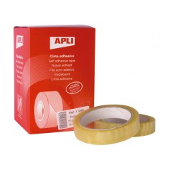 ✅ Apli Lot de 8 Rubans Adhésifs Transparents 19 mm x 66 m en stock