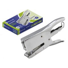 ✅ Agrafeuse à pince chromée Bismark 40H - Capacité 40 feuilles - Conception ergonomique - Haute durabilité - en stock