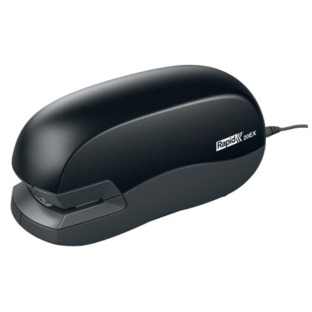 ✅ Agrafeuse électrique de bureau Rapid 20EX Fixativ - Jusqu'à 20 feuilles - Utilise des agrafes 24/6 et 26/6 - en stock